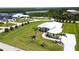 Bird's eye view of a single Gathering home with a large backyard at 28944 Gin Ln, Punta Gorda, FL 33982