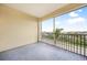 Spacious screened balcony with view of the neighborhood at 255 West End Dr # 1412, Punta Gorda, FL 33950