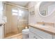 Clean bathroom with a shower/tub combo and updated vanity at 6300 Midnight Pass Rd # 20, Sarasota, FL 34242