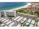 Aerial view showcasing the community's proximity to the beach at 6300 Midnight Pass Rd # 20, Sarasota, FL 34242