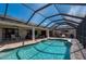 Inviting screened pool and patio area at 2505 Rio Tiber Dr, Punta Gorda, FL 33950