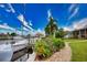 Private boat dock with sailboat and lovely waterfront views at 234 Fields Se Ter, Port Charlotte, FL 33952
