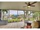 Relaxing screened porch overlooking the canal with water views at 234 Fields Se Ter, Port Charlotte, FL 33952