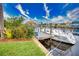 Private dock with sailboat and beautiful water views at 234 Fields Se Ter, Port Charlotte, FL 33952