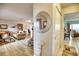 View of living room and hallway with decorative accents at 234 Fields Se Ter, Port Charlotte, FL 33952