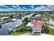 Waterfront property with a private dock, plus a large backyard and two-car garage at 234 Fields Se Ter, Port Charlotte, FL 33952