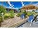 Spacious dock with seating and pathway to backyard at 234 Fields Se Ter, Port Charlotte, FL 33952