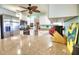 Modern kitchen with stainless steel appliances and granite countertops at 234 Fields Se Ter, Port Charlotte, FL 33952