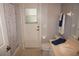 Clean bathroom with shower/tub combo and updated vanity at 431 San Felix St, Punta Gorda, FL 33983