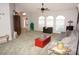 Bright living room with vaulted ceiling, carpet flooring, and ample natural light at 431 San Felix St, Punta Gorda, FL 33983