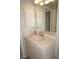 Bathroom with vanity and large mirror at 1307 Tidy Ln, Punta Gorda, FL 33983