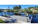 Private dock with lift on canal at 27200 San Marino Dr, Punta Gorda, FL 33983