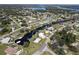 Bird's eye view of home and surrounding canal at 27200 San Marino Dr, Punta Gorda, FL 33983