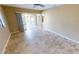 Bedroom with sliding glass doors leading to the pool at 27200 San Marino Dr, Punta Gorda, FL 33983