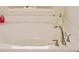 Oval bathtub with brushed nickel faucet at 26332 Barranquilla Ave, Punta Gorda, FL 33983
