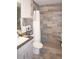 Bathroom with walk-in shower, toilet and vanity at 26332 Barranquilla Ave, Punta Gorda, FL 33983