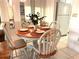 Small round dining table with four chairs at 2395 Harbor Blvd # 224, Port Charlotte, FL 33952