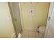 Clean bathroom with toilet and shower at 175 Kings Hwy # 923, Punta Gorda, FL 33983