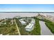 Aerial view of waterfront condo community near bridge at 5127 Melbourne St # F-204, Port Charlotte, FL 33980