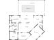 Floor plan showcasing a 2 bed, 2 bath home, pool, and garage at 3341 Rock Creek Dr, Port Charlotte, FL 33948