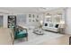Living room with modern furniture and decor at 3341 Rock Creek Dr, Port Charlotte, FL 33948