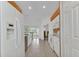 Kitchen with white cabinets and stainless steel appliances at 176 Jennifer Dr, Rotonda West, FL 33947