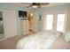 Bedroom with pool view and large closet at 21277 Edgewater Dr, Port Charlotte, FL 33952