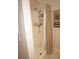 Shower stall with curtain and storage shelf at 21277 Edgewater Dr, Port Charlotte, FL 33952
