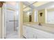 Bathroom with shower and vanity at 22375 Edgewater Dr # 239, Port Charlotte, FL 33980
