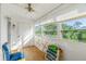Bright lanai with ample space and lovely outdoor views at 22375 Edgewater Dr # 239, Port Charlotte, FL 33980