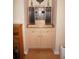 Built-in wet bar with wine rack and ample storage at 175 Kings Hwy # 411, Punta Gorda, FL 33983