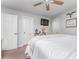 Bright bedroom with a comfortable bed and plenty of closet space at 3705 Toulouse Ct, Punta Gorda, FL 33950