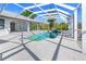 Refreshing pool with screened enclosure at 18882 Ayrshire Cir, Port Charlotte, FL 33948