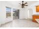 Bright dining area with tile floors and sliding doors leading to a pool view at 18882 Ayrshire Cir, Port Charlotte, FL 33948