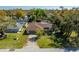 Aerial view of single Gathering home and neighborhood at 1150 Winston St, Port Charlotte, FL 33952