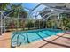 Relaxing screened pool area, ideal for summer fun at 1150 Winston St, Port Charlotte, FL 33952