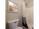 Small bathroom with toilet and shower stall at 16115 Aralia Dr, Punta Gorda, FL 33955