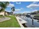 Private dock offering direct access to the canal, perfect for boating enthusiasts at 1700 Los Alamos Dr, Punta Gorda, FL 33950