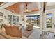 Covered patio overlooking the pool and canal at 1700 Los Alamos Dr, Punta Gorda, FL 33950