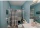 Bathroom with shower, toilet and vanity at 19345 Water Oak Dr # 305, Port Charlotte, FL 33948