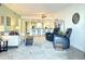Spacious living room with comfortable seating and water views at 3600 Bal Harbor Blvd # 1G, Punta Gorda, FL 33950