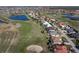 Aerial view of single-Gathering home on golf course community at 3853 Bordeaux Dr, Punta Gorda, FL 33950