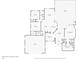 Single story floor plan with 3 bedrooms and 2 bathrooms at 3853 Bordeaux Dr, Punta Gorda, FL 33950