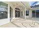 Spacious patio with access to pool at 3853 Bordeaux Dr, Punta Gorda, FL 33950