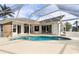 Resort-style pool and screened patio at 3853 Bordeaux Dr, Punta Gorda, FL 33950
