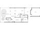One-story home floor plan showcasing bedrooms, kitchen, living room, and a pool at 5081 San Rocco Ct, Punta Gorda, FL 33950