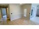 View of dining area, showing access to kitchen and patio at 66 Wylam Dr, Port Charlotte, FL 33954
