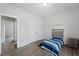 Small bedroom with a twin-sized bed and a built-in closet at 14242 Imlay Ave, Port Charlotte, FL 33981