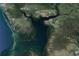 Wide aerial view showing home location near the coast at 22260 Aburto Ln, Port Charlotte, FL 33952