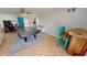 Game room with pool table and access to the outdoors at 22260 Aburto Ln, Port Charlotte, FL 33952